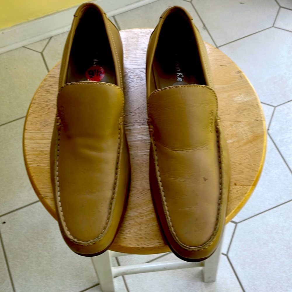 Calvin Klein Mens Shoes Tan